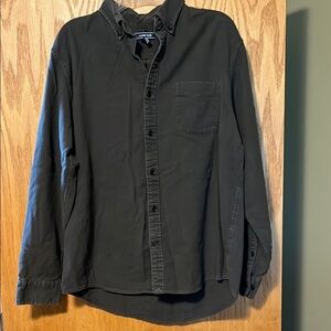 Lands' End Men's Grey Shirt